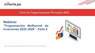 DGPMI Programacion Multianual de Inversiones 20222024 [upl. by Teemus]