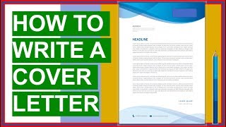 HOW TO WRITE A COVER LETTER Brilliant Cover Letter Examples  Template [upl. by Seuguh273]