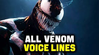 SpiderMan 2  All Venom Voice Lines Tony Todd [upl. by Wurst454]