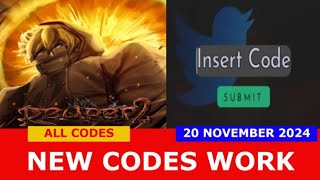 NEW Reaper 2 CODES  ROBLOX Reaper 2 CODES  NOVEMBER 20 2024 [upl. by Ynwat983]