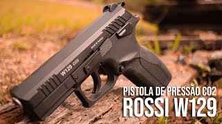 Review Completo Pistola de pressão CO2 Rossi W129 45 mm [upl. by Orford]