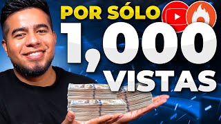 📢 ¿Cuánto PAGA YouTube por 1000 visitas Datos reales 👉 Como ganar dinero con YouTube y Hotmart [upl. by Entirb]