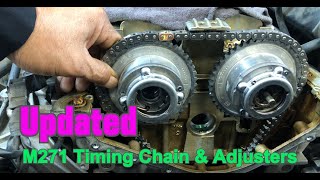 Timing Chain amp Cam Adjusters on Mercedes Benz M271 Engine Updated [upl. by Dorene]