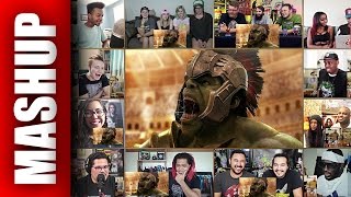 Thor Ragnarok Official Announcement Trailer Reactions Mashup [upl. by Etnomed]