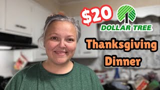 20 Thanksgiving Dinner Budget At The Dollar Tree Feeds At Least 8 People  Budget Friendly Meals [upl. by Certie160]