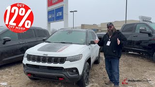 Get up to 12 Off MSRP on Select New 2023 Jeep Compass Models Exclusively with Redwater Dodge [upl. by Shantee]