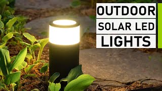 Top 10 Best Outdoor Solar LED Lights [upl. by Ambert]