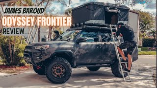 James Baroud Odyssey  the new frontier series  review amp accessories Crossbars Tent [upl. by Rehpotsirhcnhoj]