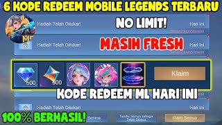 BURUAN REDEEM 6 KODE REDEEM ML TERBARU KODE REDEEM MOBILE LEGEND KODE REDEEM ML HARI INI APRIL 2024 [upl. by Wimsatt]