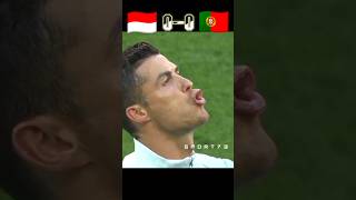 Indonesia VS Portugal🔥 Imajinary Friendly Match shortsronaldofootball [upl. by Ahsilat920]