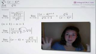 Interval of Convergence KristaKingMath [upl. by Ahsrav]