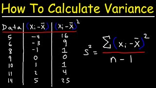 How To Calculate Variance [upl. by Eliak]