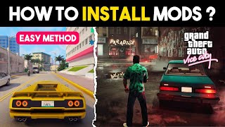 How To Install Mods in GTA Vice City 😍 Easy Method [upl. by Yatnoed699]