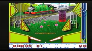 Thomas The Tank Engine Pinball Percy Table Commodore Amiga CD 32 no commentary Rocky Plays [upl. by Brogle701]