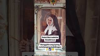 Saint Bernadette Soubirouspray for us🙏🏽😇🥰 [upl. by Yrhcaz]