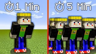 Minecraft but i multiply every minute [upl. by Berwick]