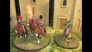 778 Italian Wars project 28mm Condottiere command painted and based [upl. by Davide]