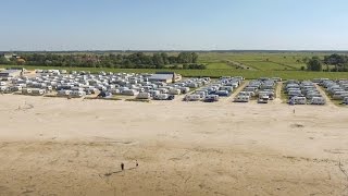 Camping direkt an der Nordsee Strand und Familiencampingplatz Bensersiel [upl. by Esiuqram]