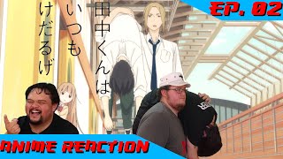 Anime Reaction Tanakakun wa Itsumo Kedaruge Ep 02 [upl. by Netnerb]