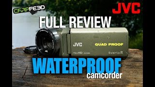 FULL REVIEW JVC Everio R WATERPROOF camcorder [upl. by Niwle]