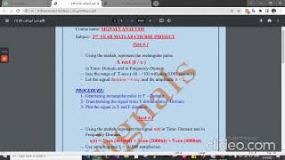 How to plot a signal in time and frequency domain using MATLAB [upl. by Doomham]