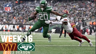 Washington Commanders vs New York Jets  2023 Week 16 Game Highlights [upl. by Fording]