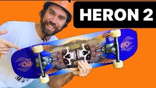 Andy Anderson HERON 2 Skateboard Deck Test LIVE [upl. by Aenit]