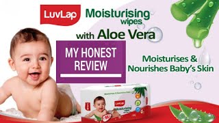 Luvlap baby wipes review  Best wet wipes for babies  Luvlap moisturizing wipes with aloe vera [upl. by Ylhsa80]