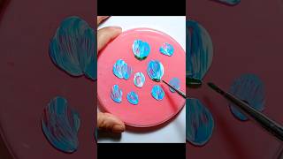 Acrylic Flower Painting for Beginners  StepbyStep Floral Art Tutorial shorts painting [upl. by Adaliah]