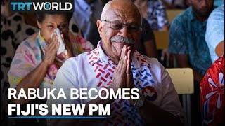 Former coup leader Sitiveni Rabuka becomes Fijis 12th PM [upl. by Rolf]