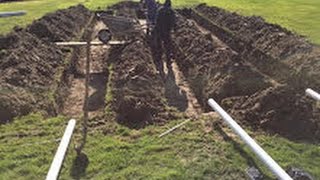 Install Septic System in Leach Field With PVC Pipe  by INFILTRATOR [upl. by Bui]