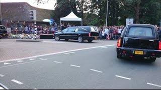 4K MH17 3rd Funeral procession van Oudheusden barracks in Hilversum [upl. by Emil]