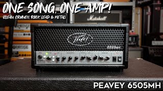 Peavey 6505 MH How Versatile Is It clean crunch rock leads amp metal [upl. by Baggs664]