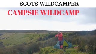 Wild camping Explore Scotland Campsie fells Kilsyth hills wild camp 2012  Wales Glyders Trailer [upl. by Anastas]