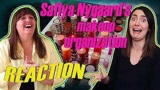 Professional Organizer REACTS to SAFIYA NYGAARDS Makeup Organization [upl. by Verna]