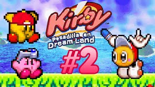 Kirby Nightmare in Dream Land 2  Nivel 2 Isla del Helado 2 Jugadores [upl. by Raveaux]