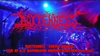 ROTTENNESS  Enema Boogie Live at Bahndamm 01072017 [upl. by Maccarthy]