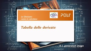 Tabella delle derivate Giulio Magli e Domenico Brunetto [upl. by Aia]