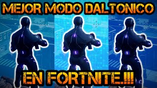 MEJOR MODO DALTONICO para Fortnite Configuración [upl. by Helsie]