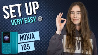 Nokia 105 – Setup and Configuration • 📱• ⚙️ • ☑️ • Tutorial [upl. by Ylahtan]