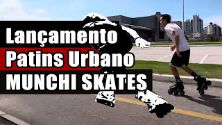 NOVIDADE  Novo patins urbano Munchi Skates review na pratica [upl. by Etnovahs]