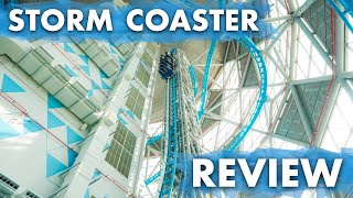 Review Storm Coaster  Dubai Hills Mall  Intamin Vertical Launch Coaster [upl. by Nare]