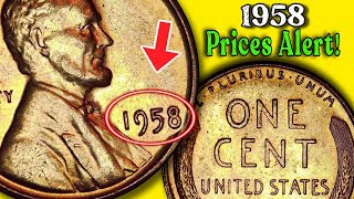 1958 USA Wheat Pennies Worth Millions Rare And Valuable Coins To Look For Old Coins ValueReview [upl. by Ahsoek]