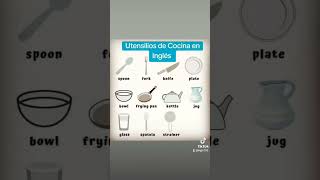 Utensilios de cocina en Inglés shotsvideo motivacion [upl. by Edylc]