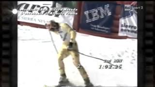 Mondiali di sci 1996 Sierra Nevada lacrobazia di Alberto Tomba Perle di sport YouTube [upl. by Joiner]