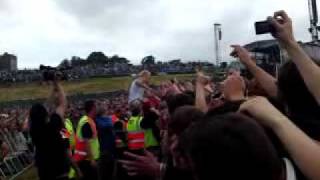 Prodigy keith flint on the crowd  slane [upl. by Ycniuqal]