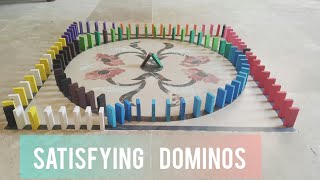 Satisfying Domino Videos Asmr Satisfying Reverse [upl. by Wilsey]