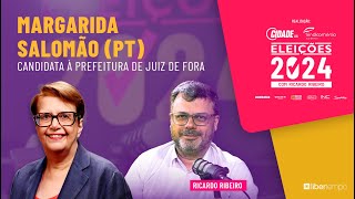 Eleições 2024  Entrevista com Margarida Salomão PT 170924 [upl. by Arba]