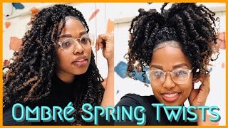 Ombré Spring Twists by Zuto Hair [upl. by Nonie]