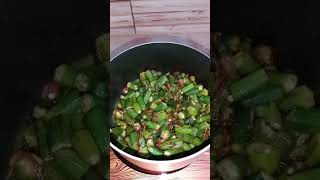 bhindi ki sabzi recipe  bindi food [upl. by Eihtak]